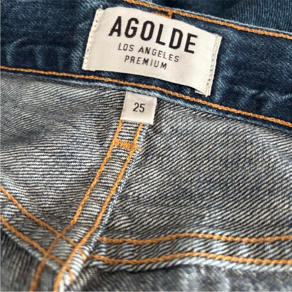 Just in!! New listing AGOLDE Women's Size 25 Blue Jamie High Rise Classic Jeans - Picture 2 of 5